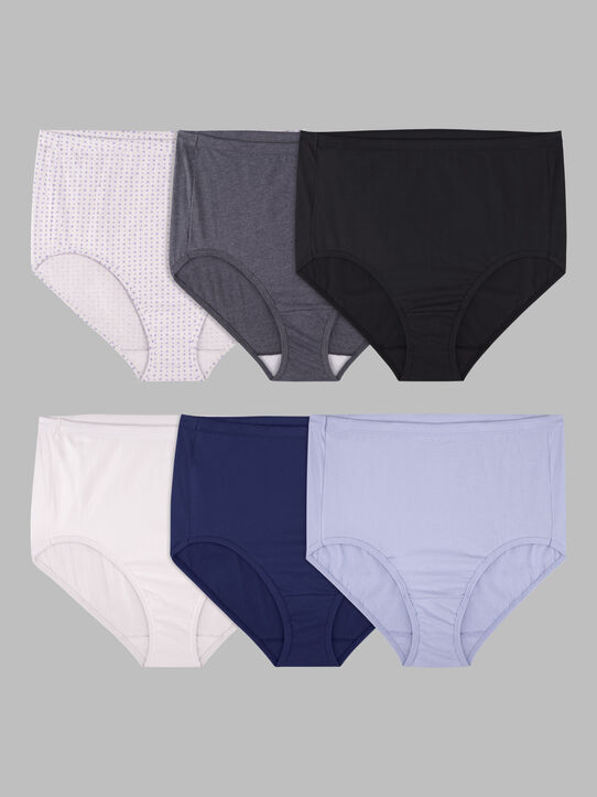 Cotton Brief Panty Assorted - 6 Pack