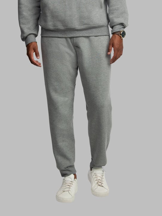 Men's Eversoft®  Fleece Jogger Sweatpants, 2XL Grey Heather