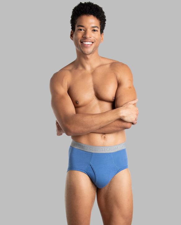 Men's Workgear™ Cotton Stretch Briefs, Assorted 3 Pack Assorted
