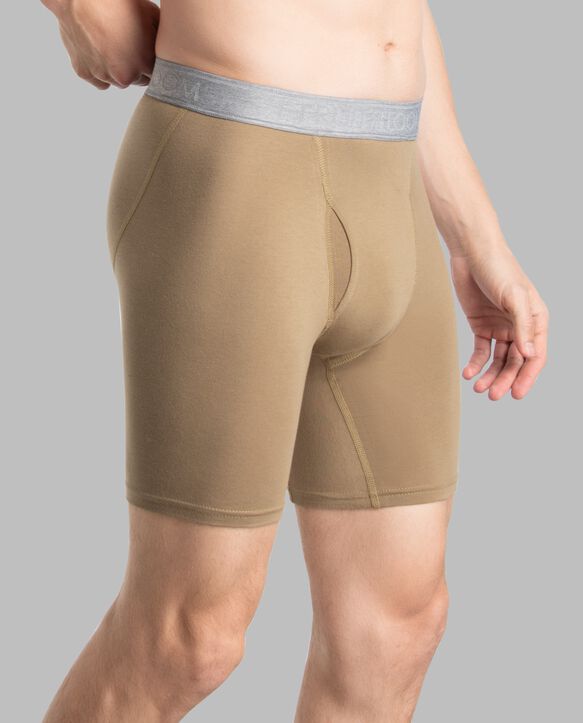Men's Workgear™ Cotton Stretch Boxer Briefs, Assorted 3 Pack Assorted