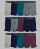 Men's CoolZone Fly Assorted Boxer Briefs, 12 Pack ASSORTED