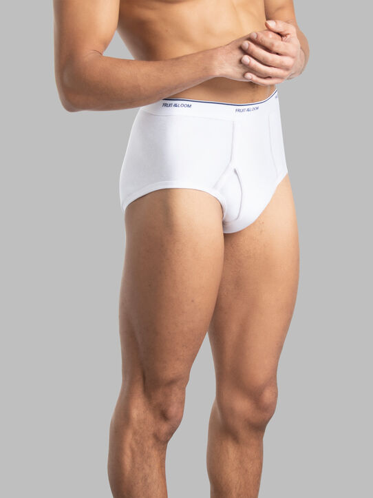 Fruit of the Loom (thru the ages) classic/vintage mens brief, white med (4  pair)