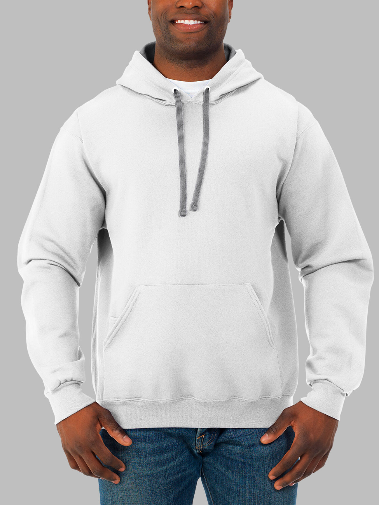 Men's Supersoft Fleece Hoodie Sweatshirt, Extended Sizes