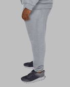 Big Men's Eversoft® Fleece Elastic Bottom Sweatpants Grey Heather