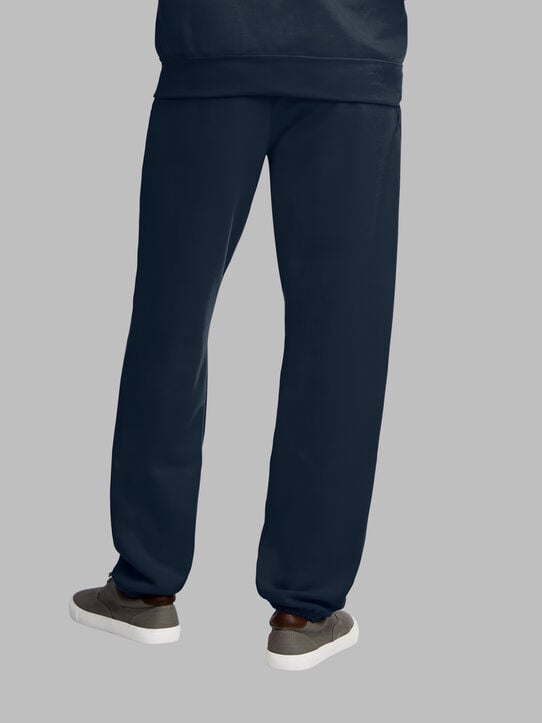 EverSoft®  Fleece Elastic Bottom Sweatpants, Extended Sizes Navy