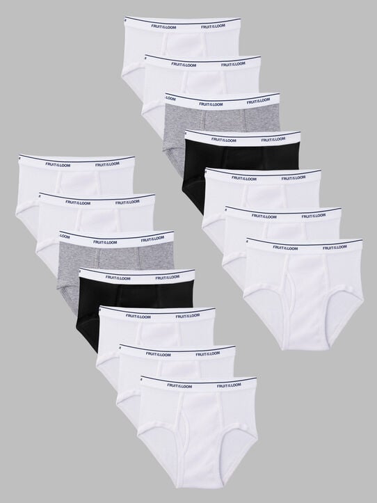 Boys' Wardrobe Briefs, Assorted 14 Pack ASSORTED