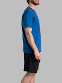 Men’sEversoft®  Short Sleeve Crew T-Shirt, Extended Sizes 2 Pack LIMOGES