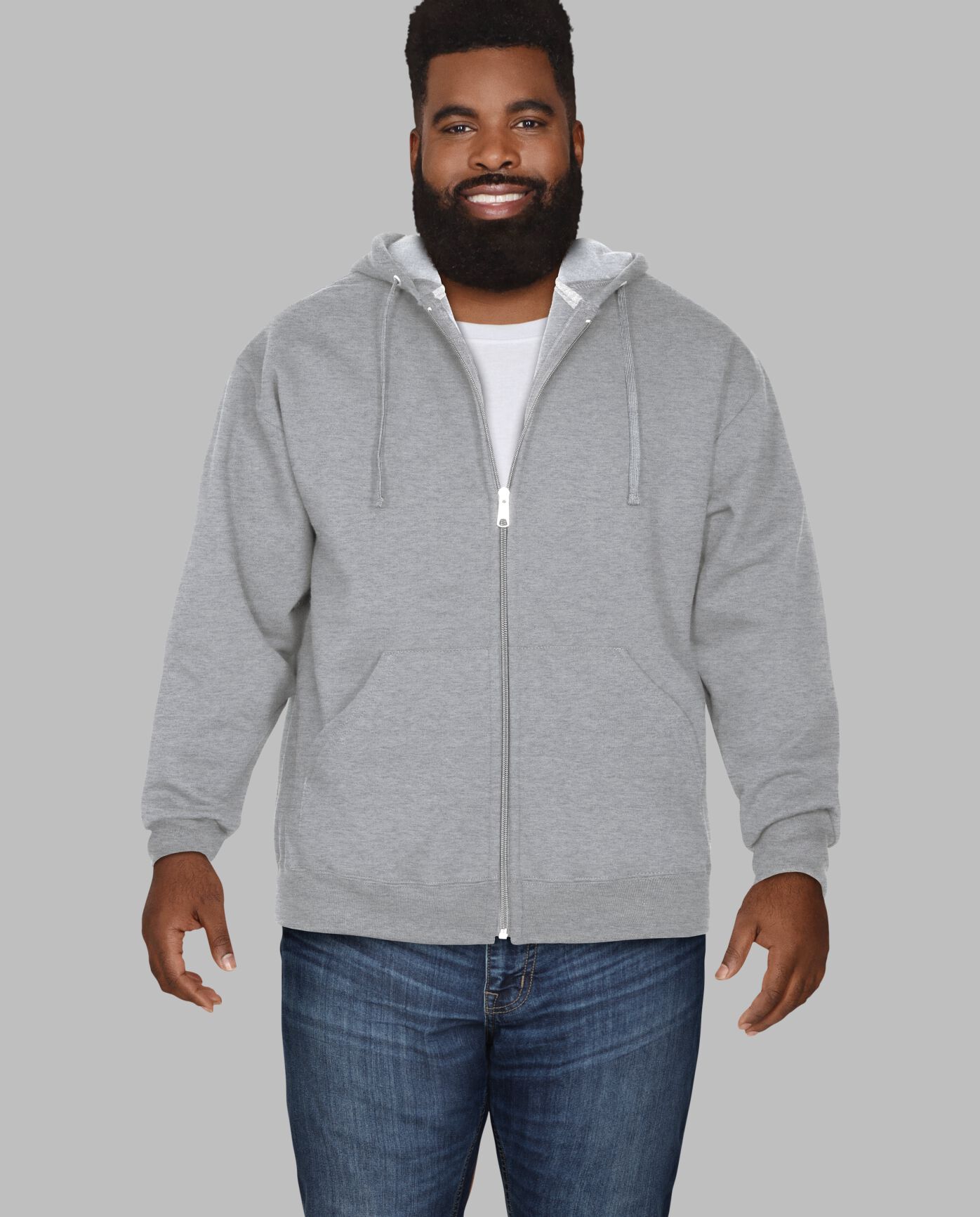 pot Over instelling kin Big Men's Eversoft® Fleece Full Zip Hoodie Sweatshirt