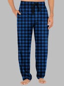 Men’s Fleece Sleep Lounge Pant BLUE/BLACK BUFFALO PRINT