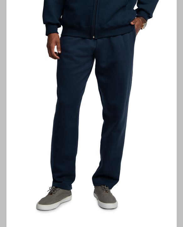 Men's Eversoft® Fleece Open Bottom Sweatpants Blue Cove