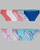 Girls' Eversoft® Bikini Underwear, Assorted 10 Pack Assorted