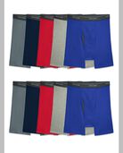 Men's CoolZone Fly Assorted Boxer Briefs, 10 Pack ASSORTED