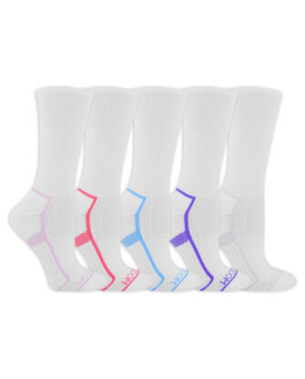 Women's Coolzone® Cushioned Cotton Crew Socks, 5 Pack 