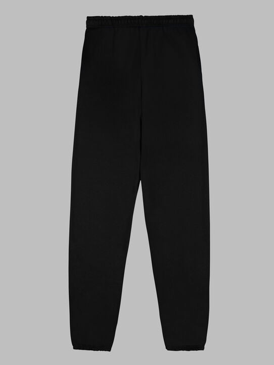 EverSoft®  Fleece Elastic Bottom Sweatpants, Extended Sizes Black