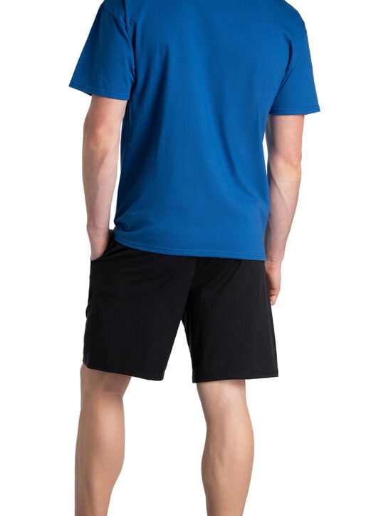 Men’sEversoft®  Jersey Shorts, 2 Pack Black Ink