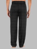 Men’s Fleece Sleep Lounge Pant BLACK/GREY PLAID