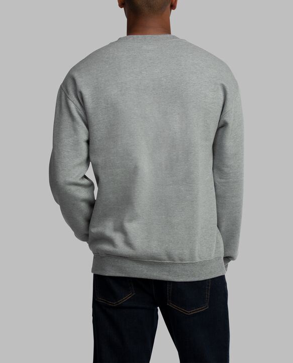 Eversoft® Fleece Crew Sweatshirt, Extended Sizes Grey Heather