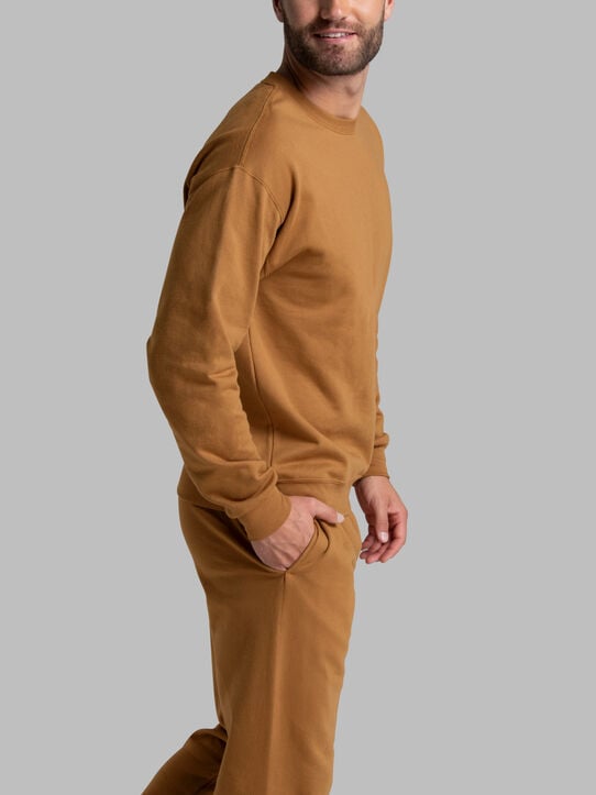 EverSoft®  Fleece Crew Sweatshirt, Extended Sizes Golden Pecan