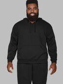 Big Men's Eversoft®  Fleece Pullover Hoodie Sweatshirt Rich Black