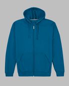 Eversoft® Fleece Full Zip Hoodie Sweatshirt, Extended Sizes, 1 Pack Blue