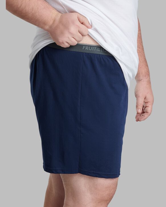 Big Men's Knit Boxers, Assorted 6 Pack Assorted