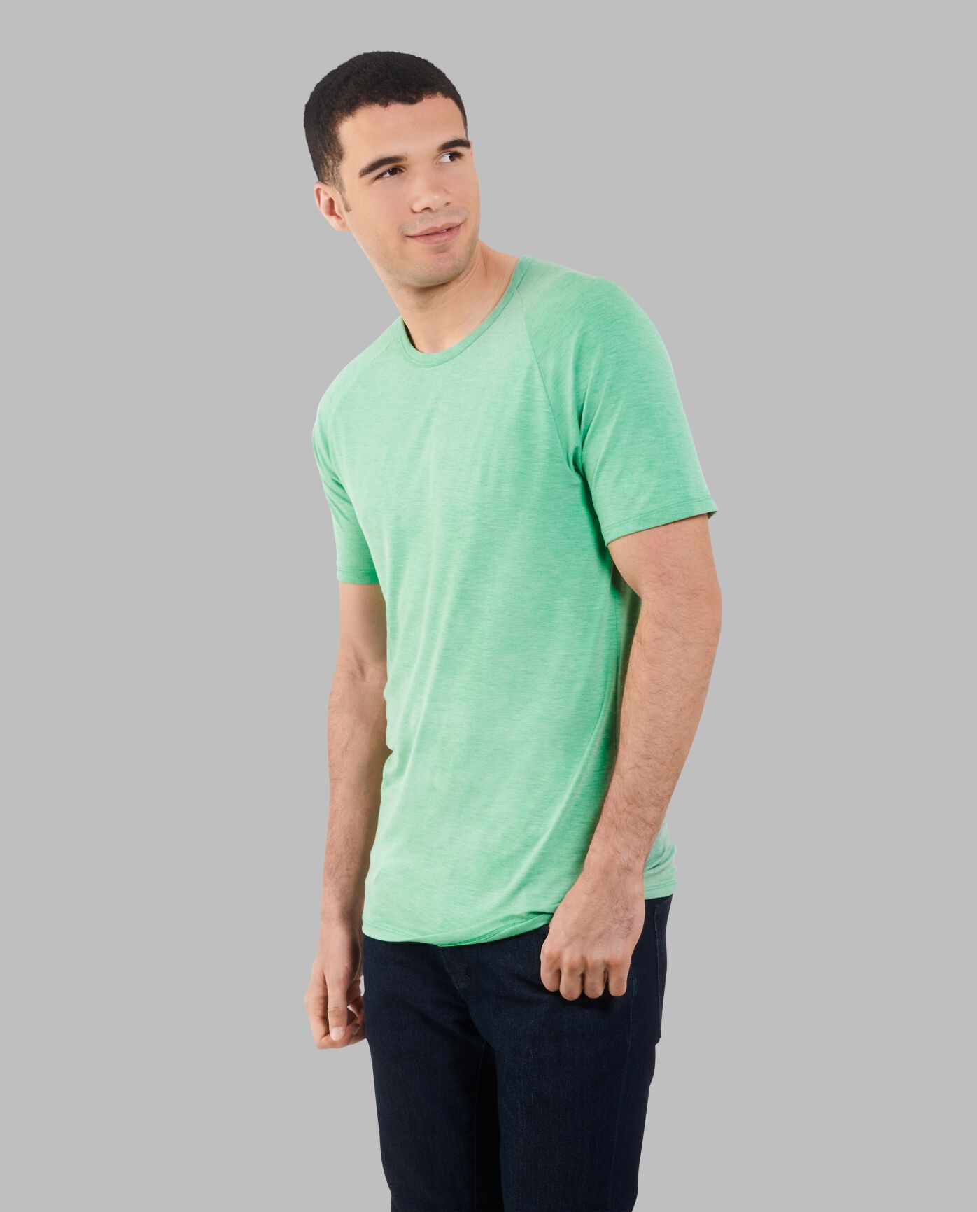 Senatet Terapi Voksen Men's Short Sleeve EverLight™ Raglan T-Shirt, 2 Pack
