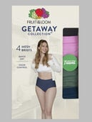 Women's Fruit of the Loom Getaway Collection™, Cooling Mesh Brief Underwear, Assorted 4 Pack Assorted 1