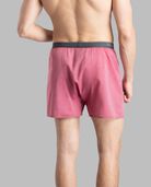 Men's Exposed Waistband Woven Boxers, Assorted 6 Pack ASSORTED