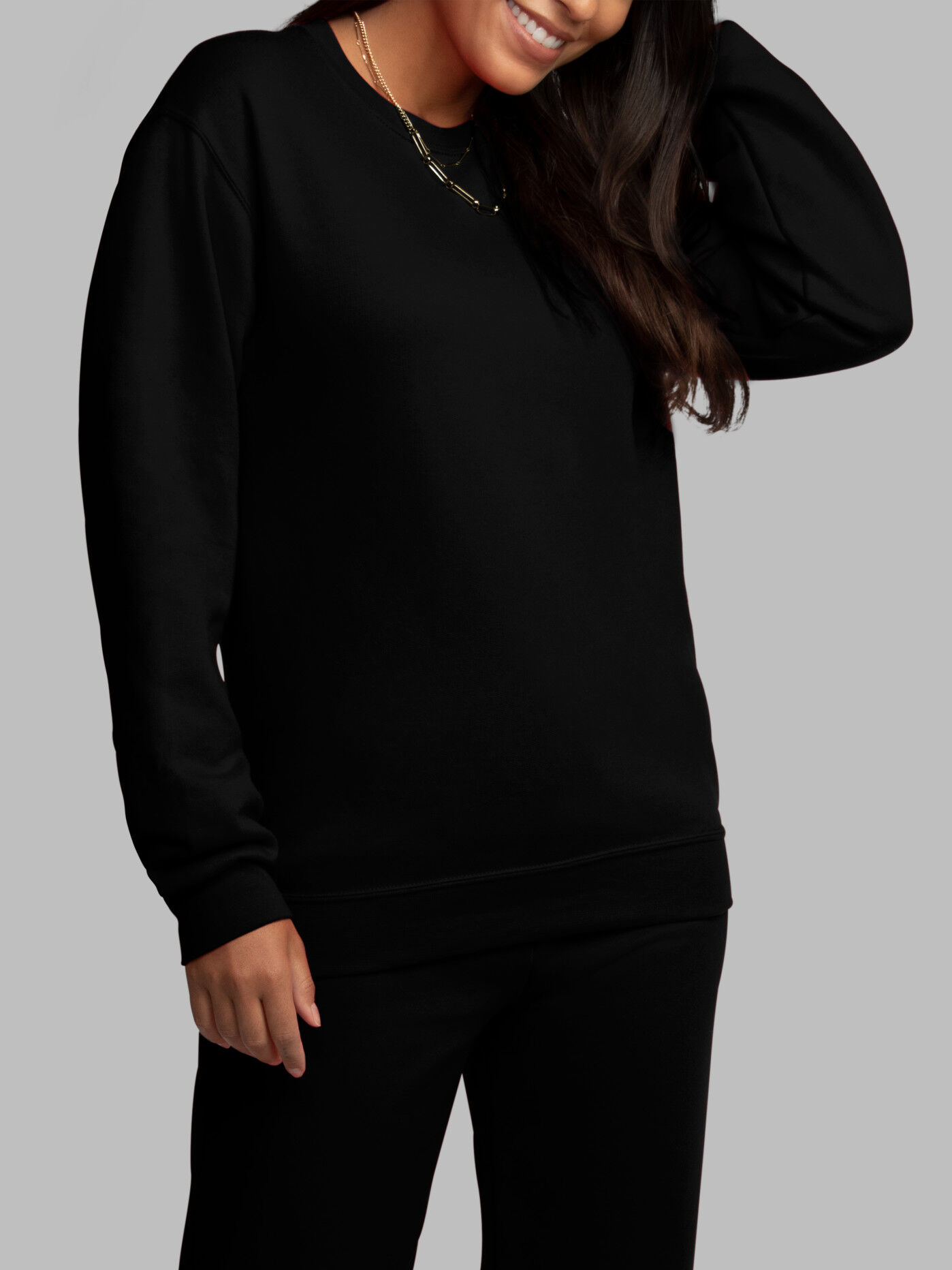 Fruit of the loom crew neck sweatshirt womens shop