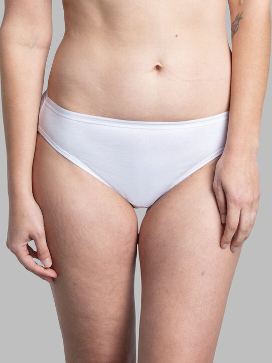 Women's Cotton Body Tone Bikini Panty, Assorted 10 Pack Assorted