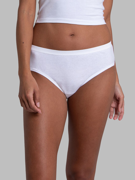 women cotton plain panty hipster panty combo set ( pack of 12 )