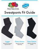 EverSoft Fleece Elastic Bottom Sweatpants, 1 Pack Khaki Heather