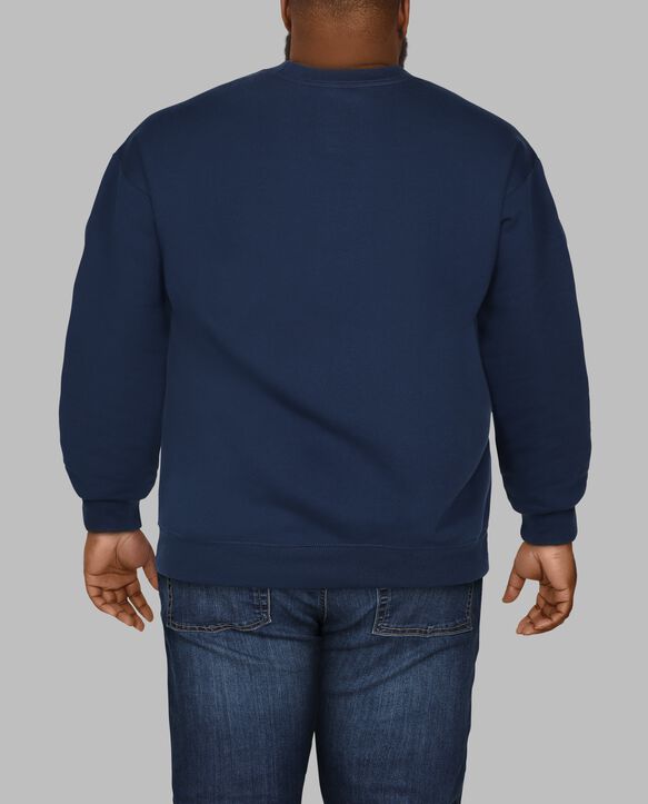Big Men's Eversoft® Fleece Crew Sweatshirt Blue Cove
