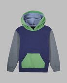 Boys' Fleece Hoodie Sweatshirt Green/Navy