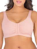 Fruit of the Loom Women's Comfort Front Close Sports Bra, 3 Pack