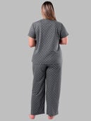Women's Plus Fit for Me® Soft & Breathable V-Neck Pajama,  2 Piece Pajama Set 