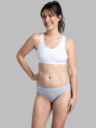Buy Fruit of the LoomWomen's No Show Seamless Underwear, Amazing Stretch &  No Panty Lines, Available in Plus Size Online at desertcartUAE