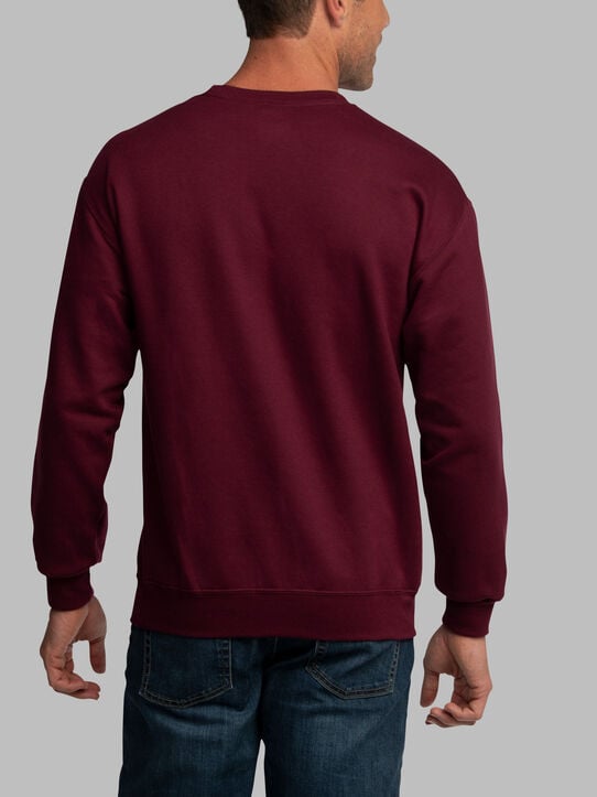 EverSoft®  Fleece Crew Sweatshirt Maroon