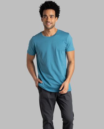 Crafted Comfort™ Artisan Crew T-Shirt Neptune Blue