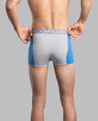 Men's Breathable Performance Cool Cotton Short Leg Boxer Briefs, Assorted 3 Pack Assorted