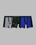 Men's Breathable Ultra Flex Boxer Briefs, Assorted 3 Pack ASSORTED