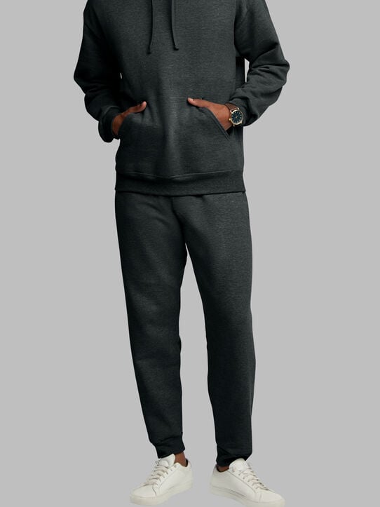 Men's Eversoft®  Fleece Jogger Sweatpants Black Heather