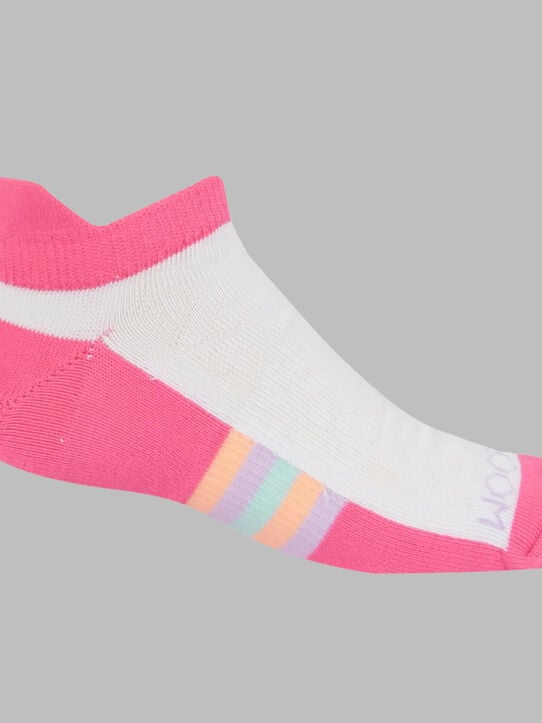 Girls' Active Low Cut Tab Socks, 6 Pack 