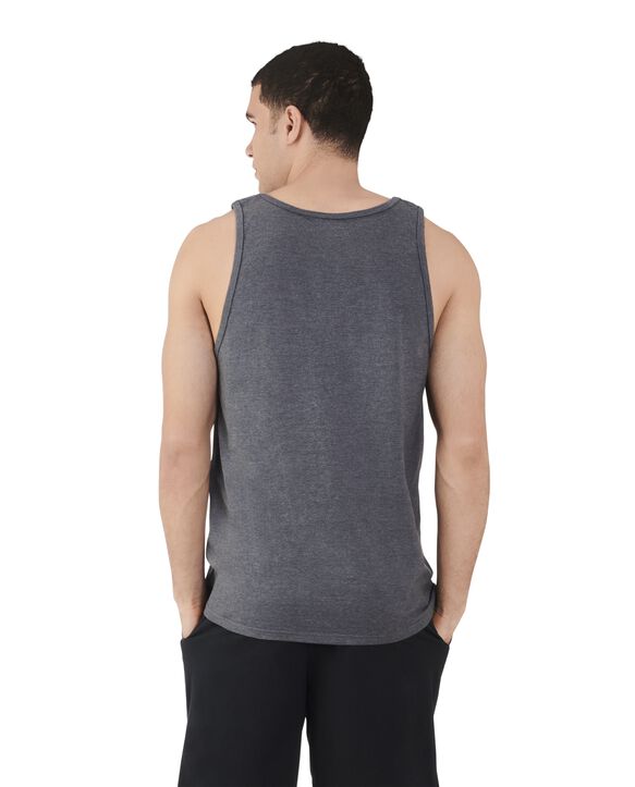 Men’s 360 Breathe Sleeveless Tank Top, Extended Sizes Charcoal Heather