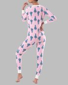 Fruit of the Loom Women's Waffle Unionsuit TRIMMED TREES