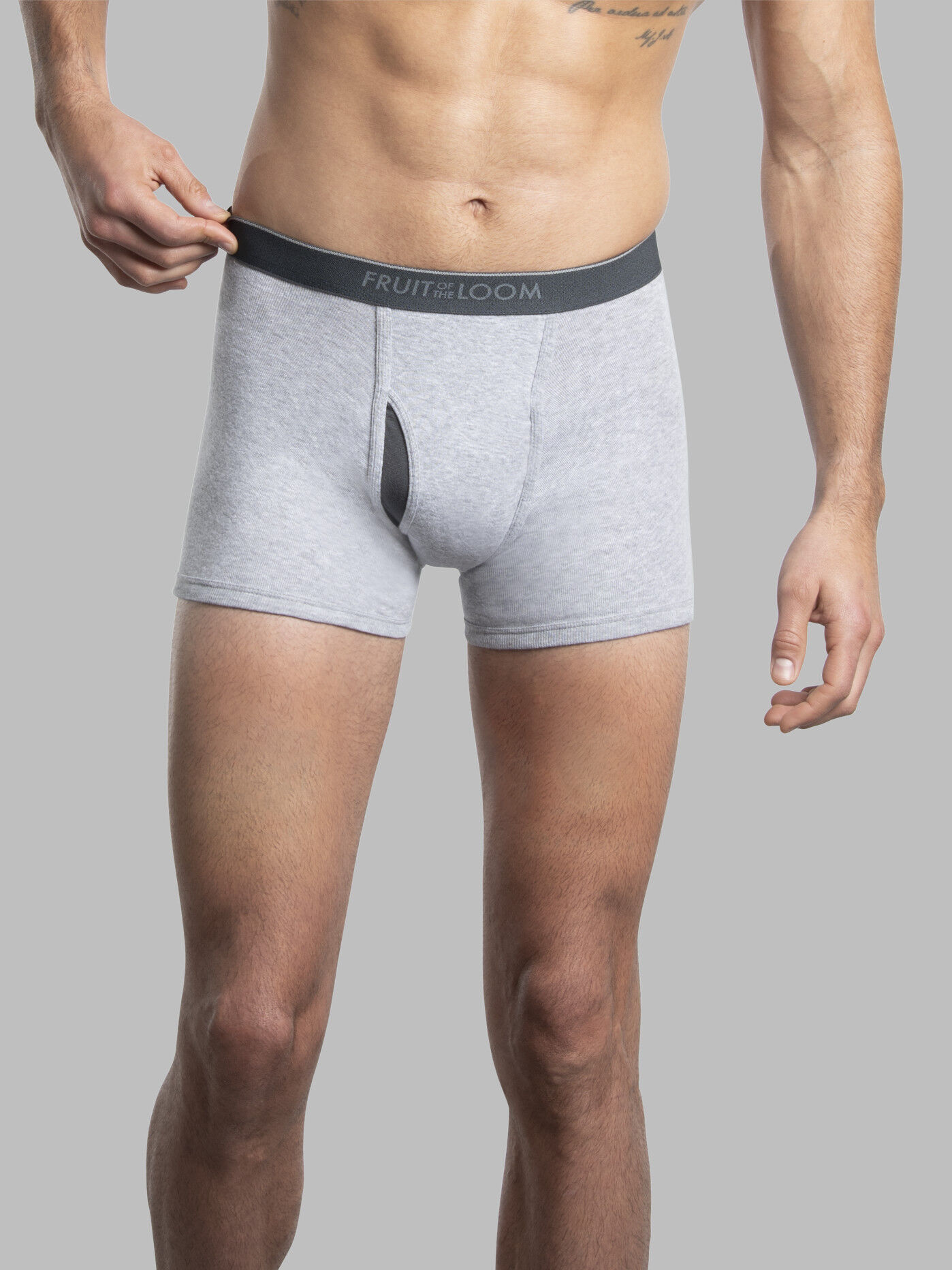 Fruit of the loom men's boxer briefs short leg top