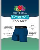 Men's 360 Stretch Coolsoft Assorted Boxer Brief, 6 Pack 