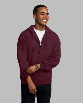 Eversoft® Fleece Full Zip Hoodie Sweatshirt, Extended Sizes, 1 Pack 
