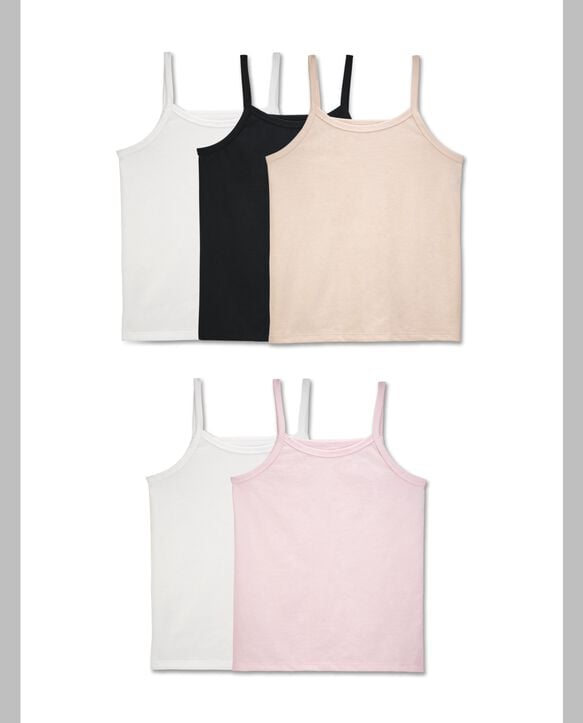 Girls' Cami, 5 Pack ASSORTED