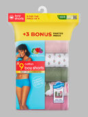 Women's Boyshort Panty, Assorted 6+3 Bonus Pack ASSORTED